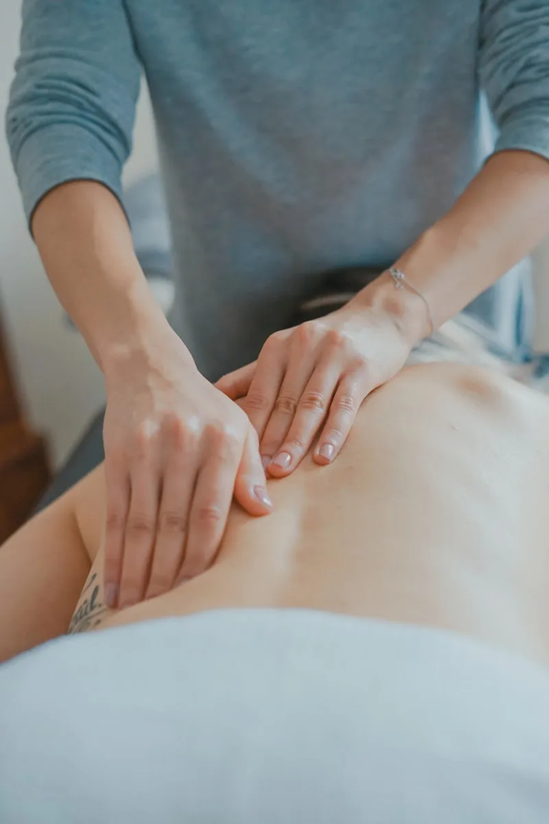 Therapeutic massage session