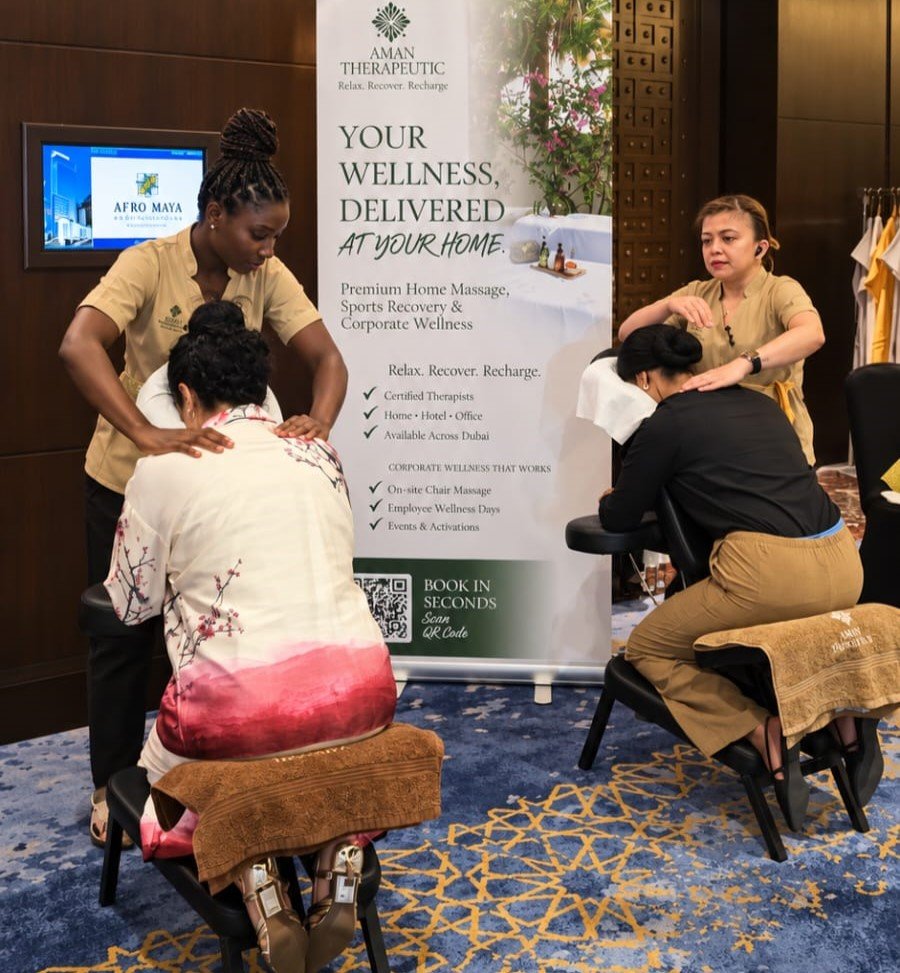 Corporate Massage in Dubai & the UAE
